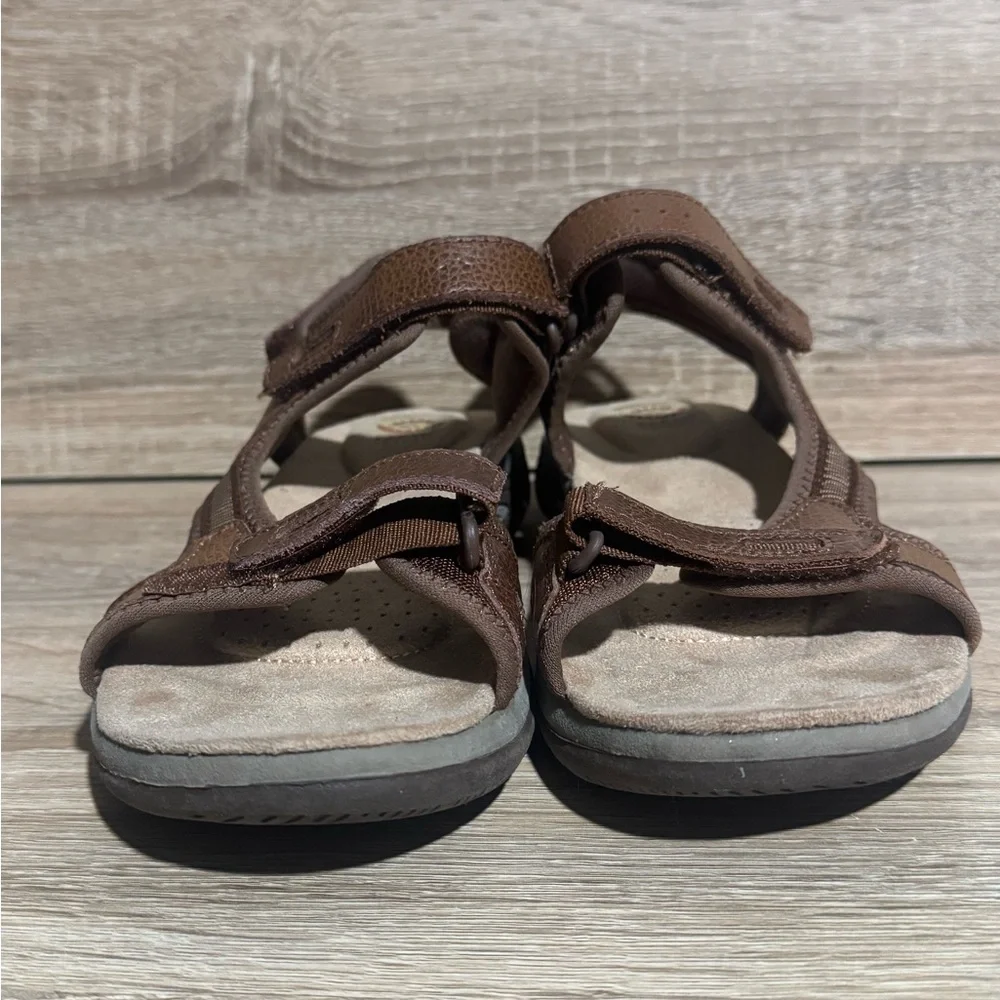 Earth Spirit Dewey Brown leather Adjustable Strap Sport sandals Men’s size 11 44